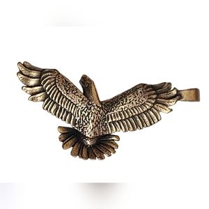 vintage antique gold eagle pendant